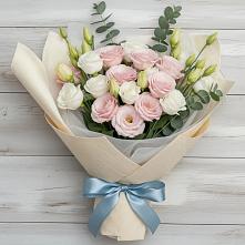 Букет цветов из:  Лизиантусы в Нерюнгри