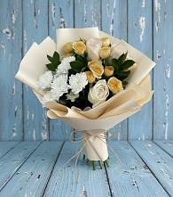 Букет цветов из:  Розы и Хризантемы в Нерюнгри