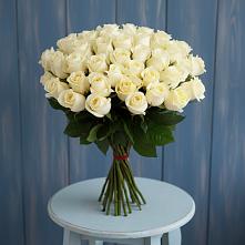 Букет 51 Белая роза Эдлесс Лав #REPLACE_PRED# Нерюнгри