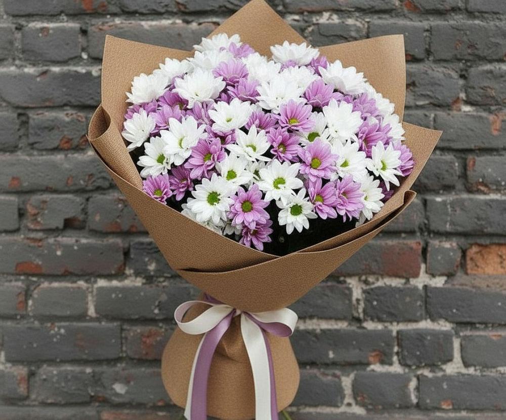 Букет цветов из: Хризантемы в Нерюнгри