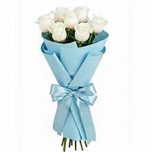 Букет 7 белых роз Проуд #REPLACE_PRED# Нерюнгри