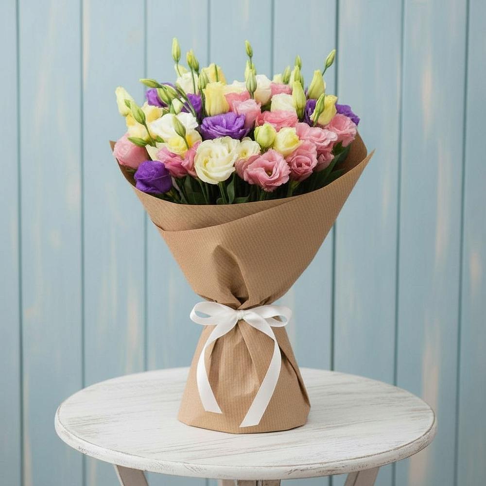 Букет цветов из: Лизиантусы в Нерюнгри