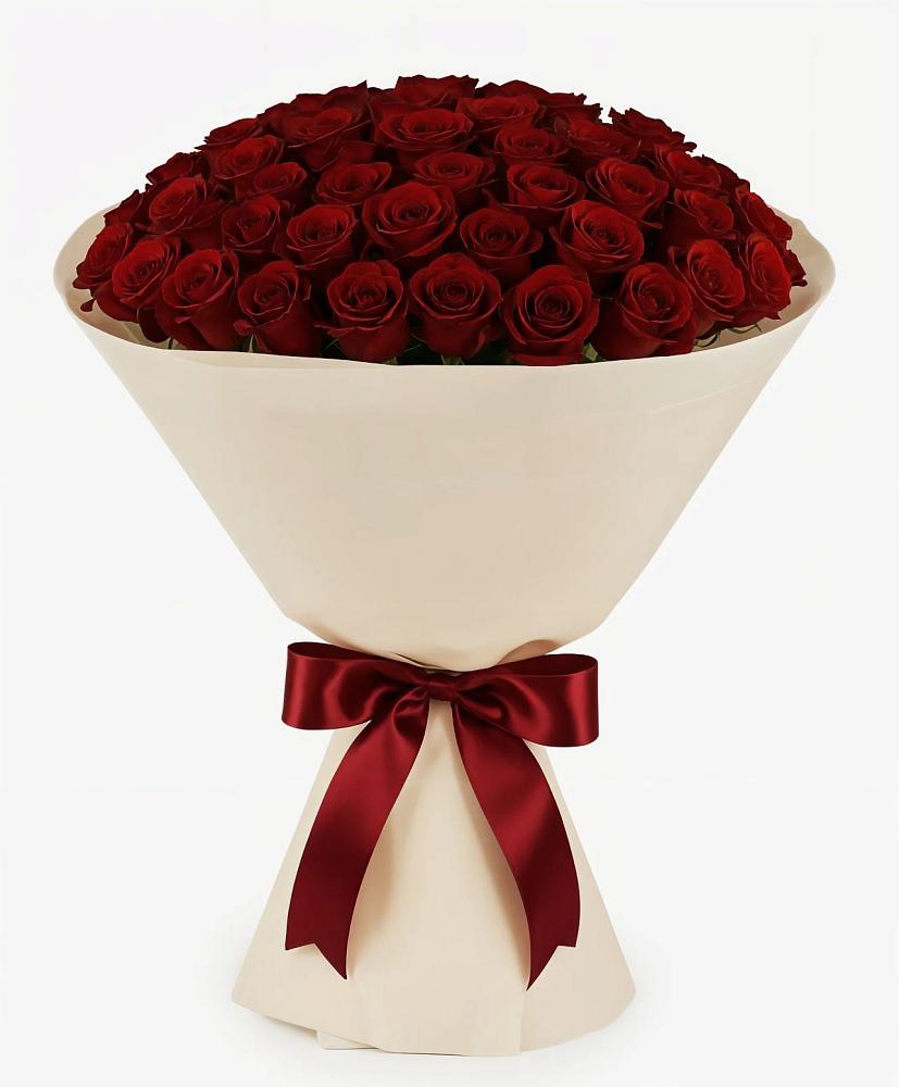 Букет 101 Бордовая роза Блэк Бакарра в Нерюнгри