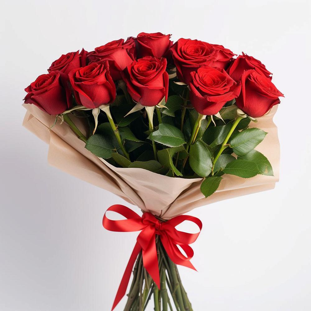Букет 11 Красных роз Эдлесс Лав в Нерюнгри