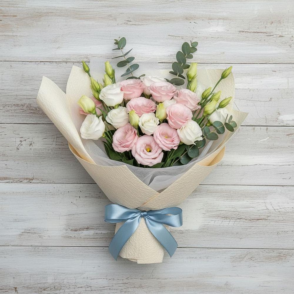 Букет цветов из: Лизиантусы в Нерюнгри